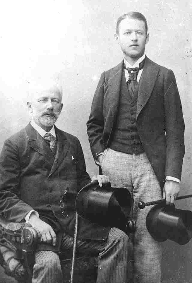 Vladimir Davydov (1871–1906) with Tchaikovsky in 1893
